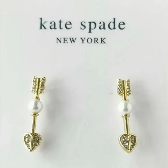 KATE SPADE Love Game Arrow Ear-Pin Earrings - Picture 3 of 5
